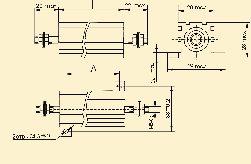 Резистор С5-43B